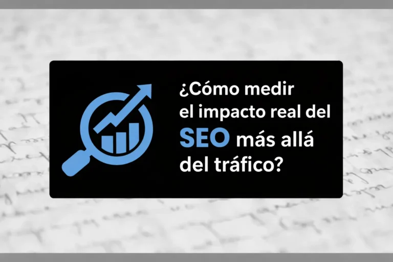 ¿Cómo medir el impacto real del SEO más allá del tráfico?